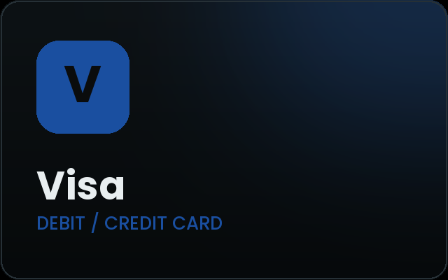 Visa deposit option at Oxibet Casino Canada – debit / credit card, minimum deposit C$20